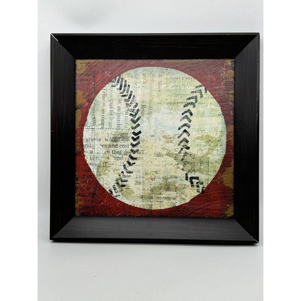 Michael 15x15 Black Ornate Wood Framed Museum Art Print Titled - Ball